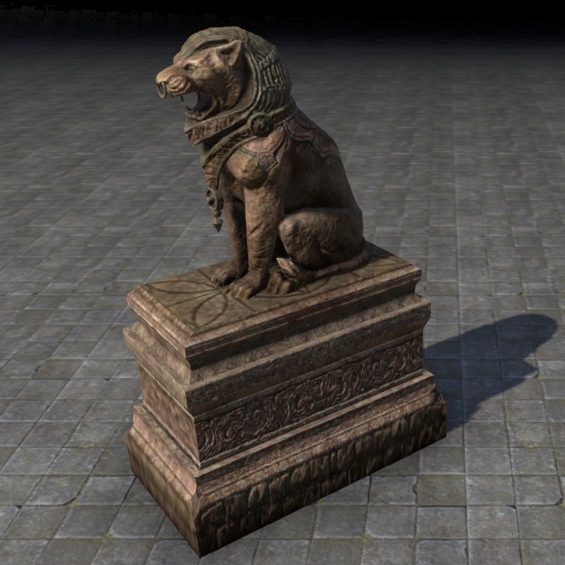 Online Elsweyr Statue Shrine Lion The Unofficial Elder Scrolls Pages