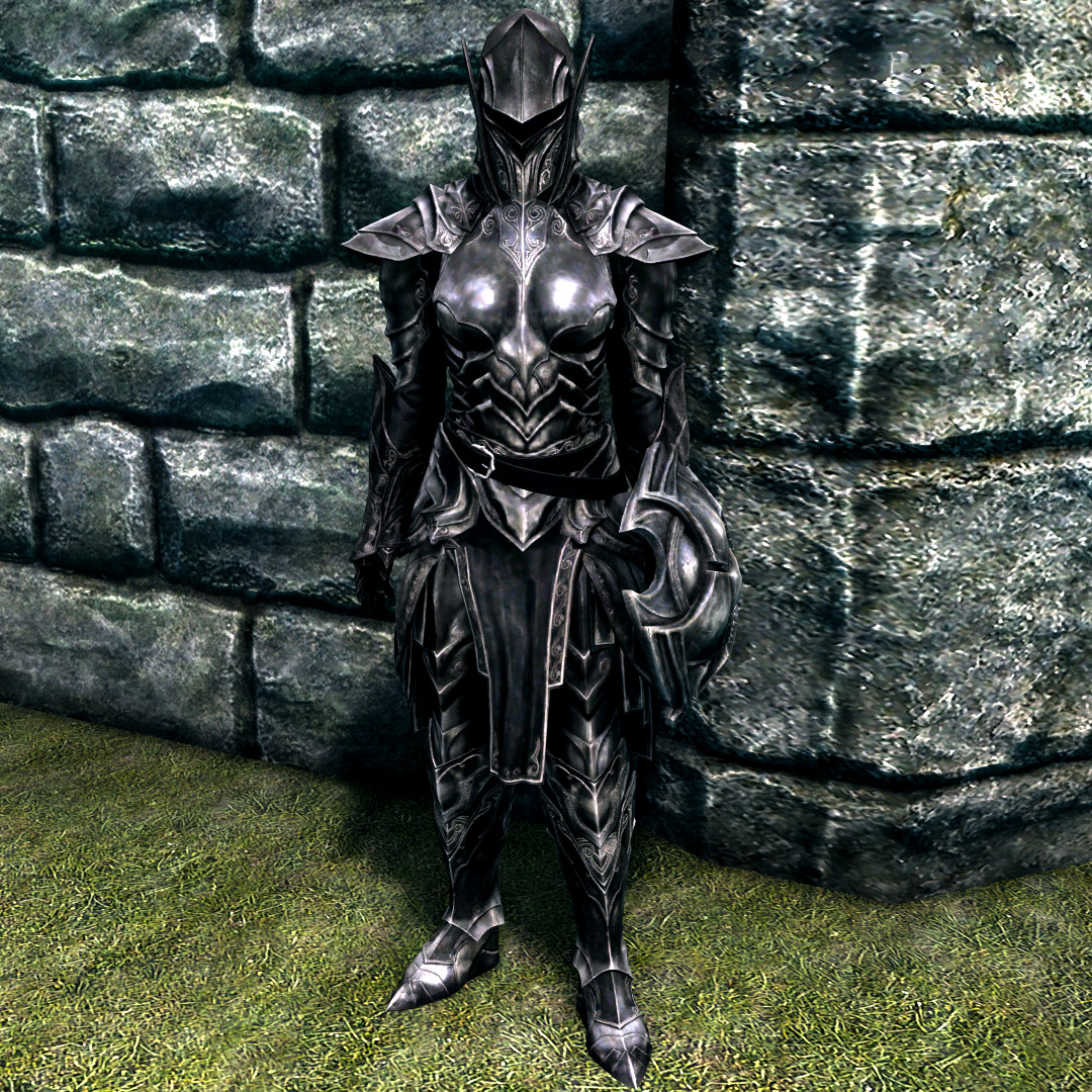 where to find ebony armor in skyrim