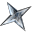 Silver Throwing Star
