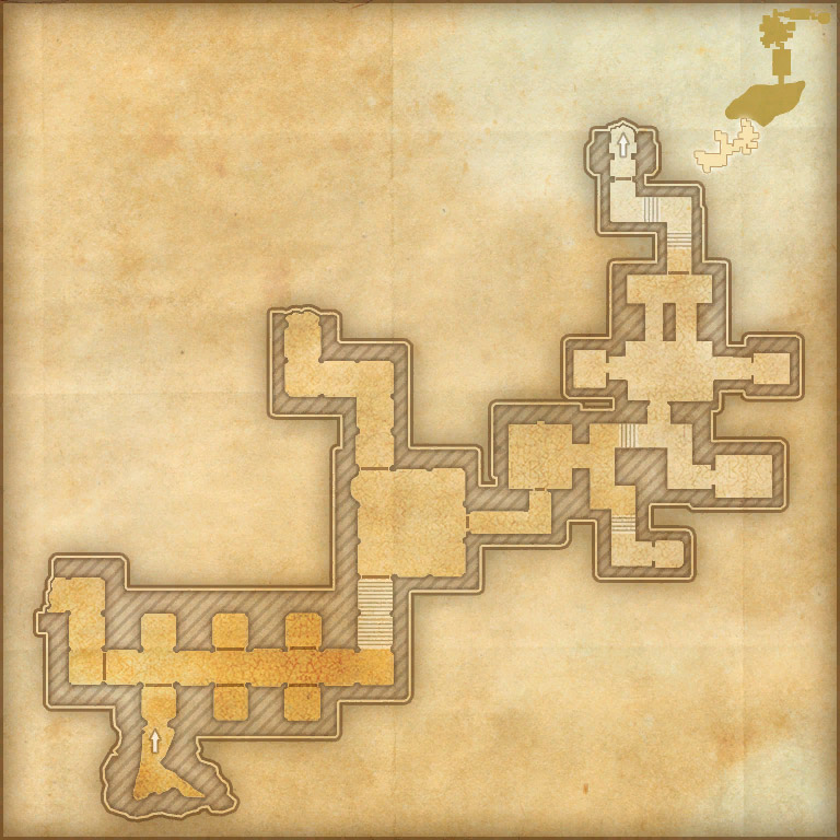 A map of the Moon Hunter Keep Jail