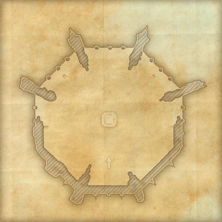 A map of Direfrost Keep Summit