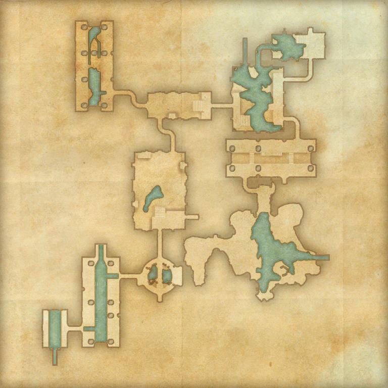 A map of Wayrest Sewers II