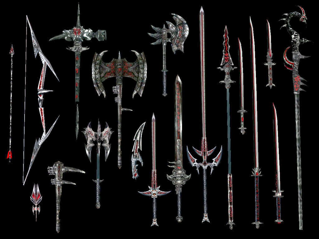 skyrim concept art weapons