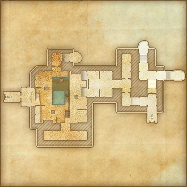 A map of the Castle Keep