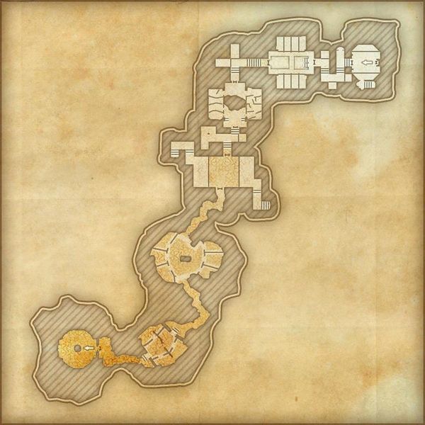 A map of the Dungeons