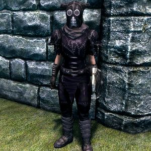 300px SR item Shadowed Boiled Netch Leather Armor Female