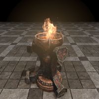 ON-furnishing-Daedric Brazier, Flaming 03.jpg