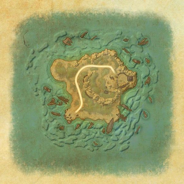 A map of the Uncharted Island