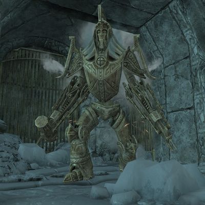 Skyrim Frosted Dwarven Centurion The Unofficial Elder Scrolls Pages