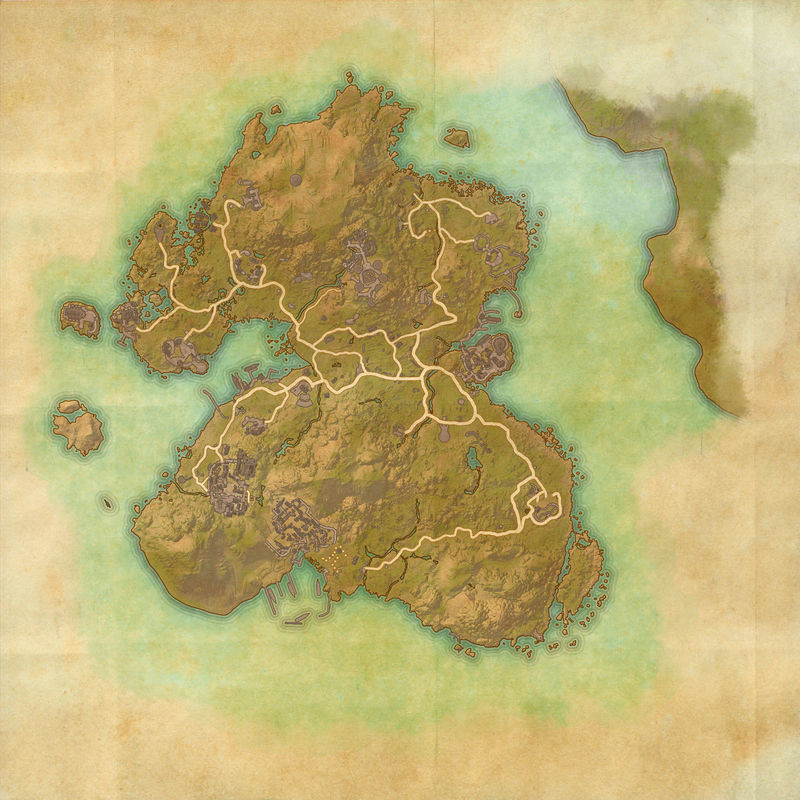 A map of Summerset Isle