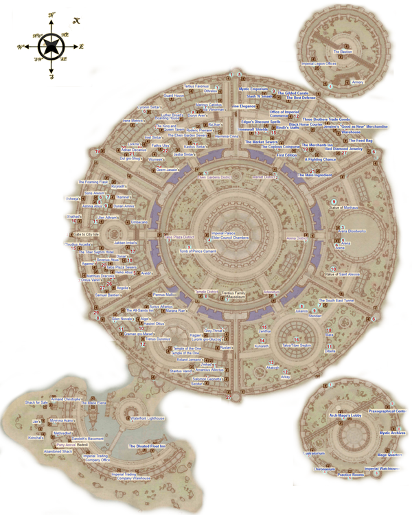 Oblivionthe Imperial City The Unofficial Elder Scrolls Pages Uesp