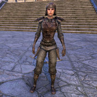 Soul-Shriven Leather Outfit (female)