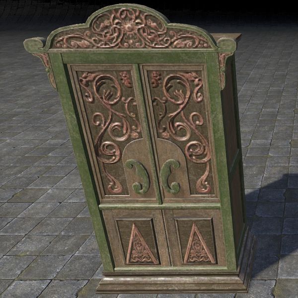 File ON Furnishing Elsweyr Wardrobe Elegant Wooden The