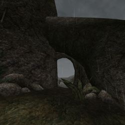 The arch - proceed through this and then strike west to Kodasha Egg Mine and the lake beyond