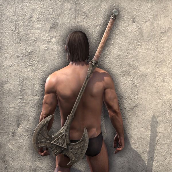 File:ON-item-weapon-Reawakened Hierophant Battle Axe.jpg