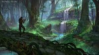 ON-wallpaper-Secluded waterfall in Grahtwood 1366x768.jpg