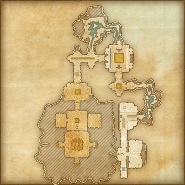 A map of the Lodge of the Forge