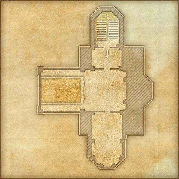 A map of Red Petal Bastion