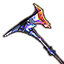 ""Two-handed battleaxe of the opal variation of the Ilambris style""