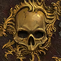 ON-icon-Dark Brotherhood Gold Skull Forum Avatar.png