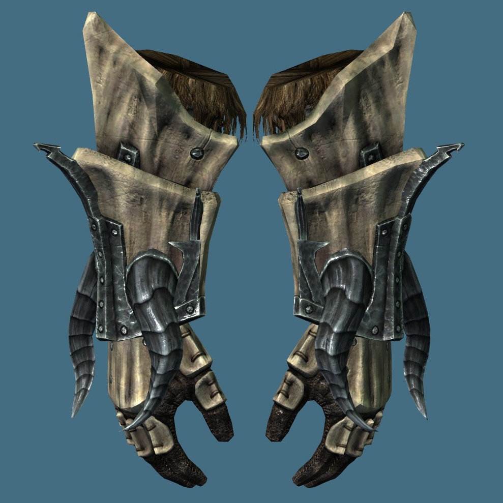 Skyrim Brawler S Dragonplate Gauntlets The Unofficial Elder Scrolls   SR Item Brawler's Dragonplate Gauntlets 