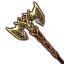 ""Two-handed battleaxe of the Lady Thorn style""