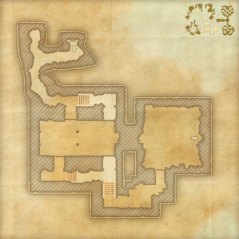 A map of the fourth area of the Cradle of Shadows
