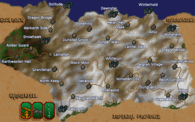 elder scrolls arena dungeon maps