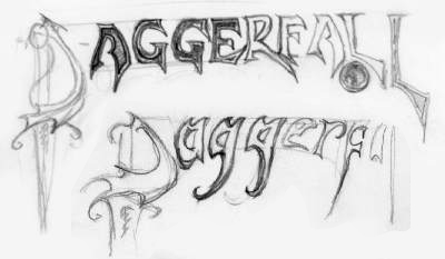 Daggerfall Logo Sketches