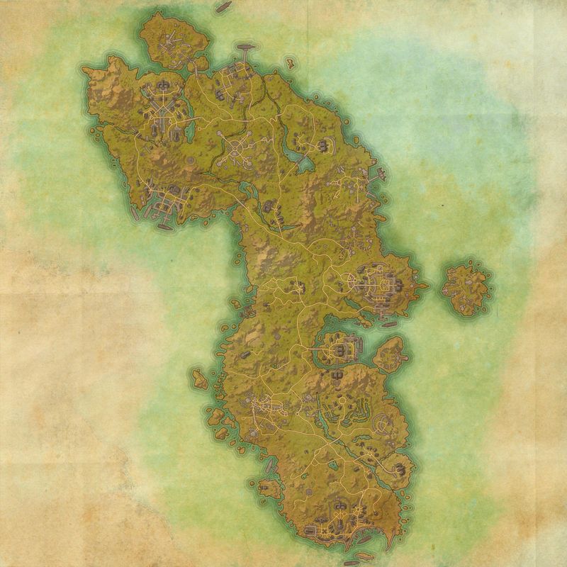 A map of Auridon