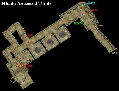 Morrowind:Hlaalu Ancestral Tomb - The Unofficial Elder Scrolls Pages (UESP)