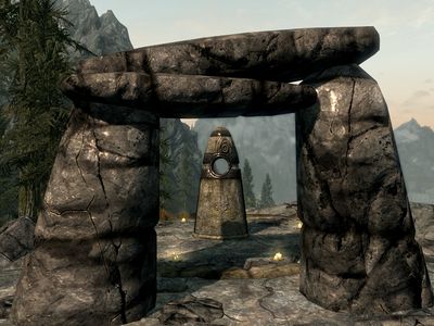 Skyrim The Ritual Stone The Unofficial Elder Scrolls Pages UESP   400px SR Place Ritual Stone 