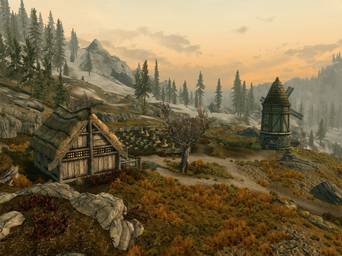 Skyrim Loreius Farm The Unofficial Elder Scrolls Pages UESP   1200px SR Place Loreius Farm 