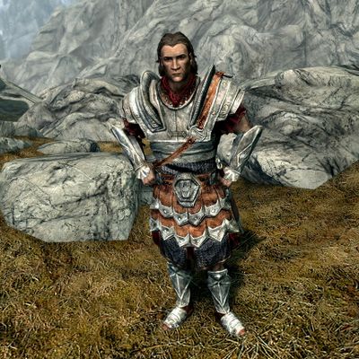 Skyrim:Imperial Captain (Alternative Armors - Silver) - The Unofficial ...