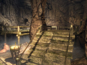 Skyrim Goldenrock Mine The Unofficial Elder Scrolls Pages UESP   300px SR Interior Goldenrock Mine 02 