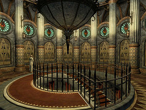 OB-interior-Imperial Palace, Elder Scrolls Library 02.jpg