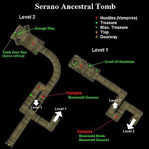 Morrowind:Serano Ancestral Tomb - The Unofficial Elder Scrolls Pages (UESP)