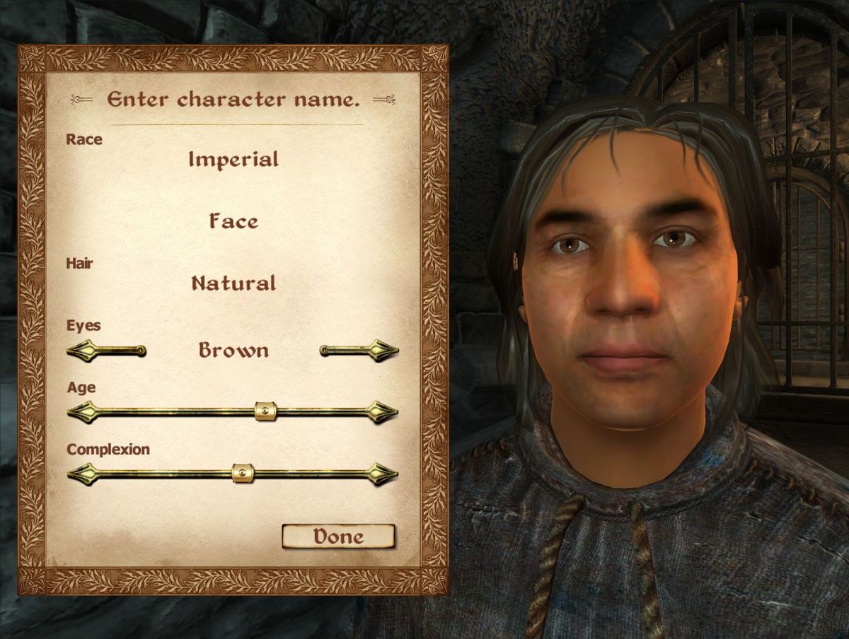 skyrim character creation