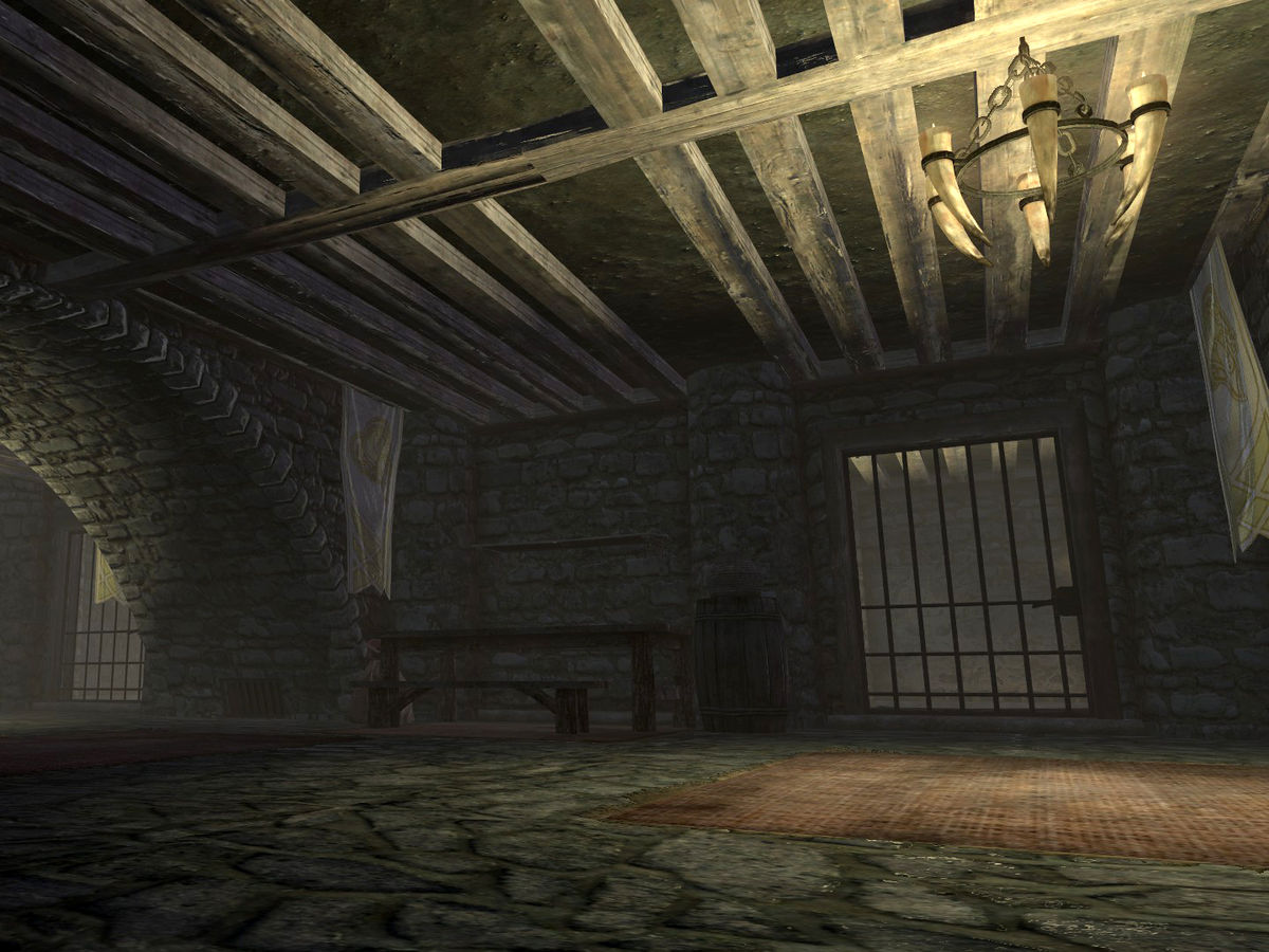 Skyrim:Riften Jail. 