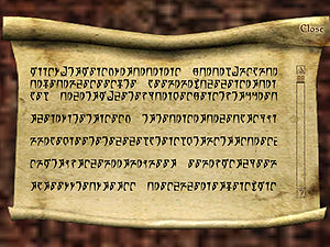 Morrowind:Coded Message - The Unofficial Elder Scrolls Pages (UESP)