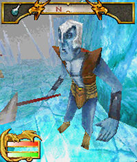 A Blizzard Warrior in Glacier Crawl