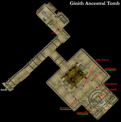 Morrowind:Ginith Ancestral Tomb - The Unofficial Elder Scrolls Pages (UESP)