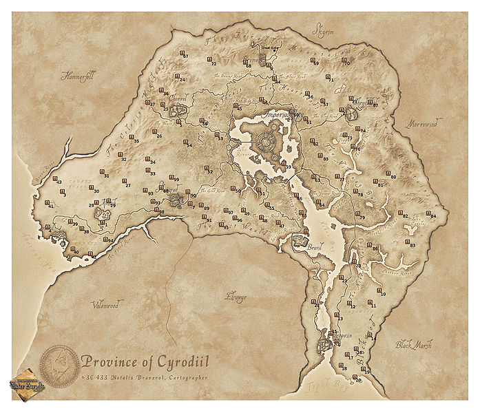 Category:Oblivion-Map Images-Other - The Unofficial Elder Scrolls Pages
