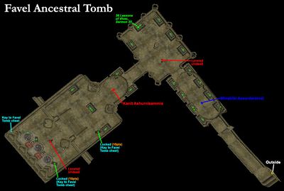 Morrowind:Favel Ancestral Tomb - The Unofficial Elder Scrolls Pages (UESP)