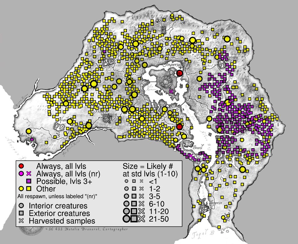 Обливион карта дрожащих островов со всеми локациями - 81 фото