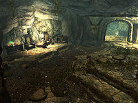 Skyrim Dustman S Cairn The Unofficial Elder Scrolls Pages UESP   200px SR Interior Dustman's Cairn 02 