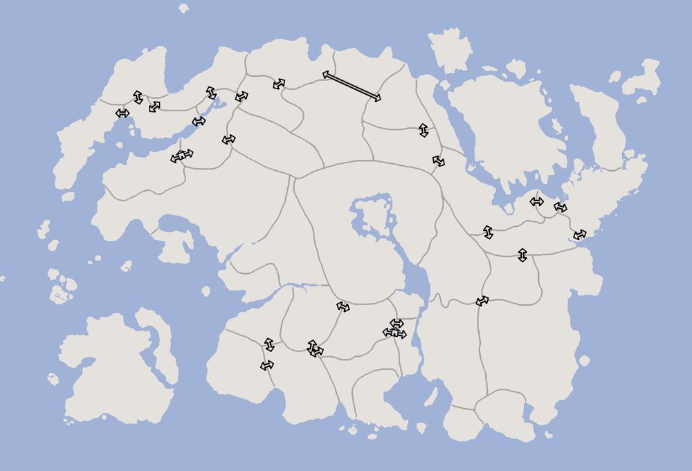ESO travel routes