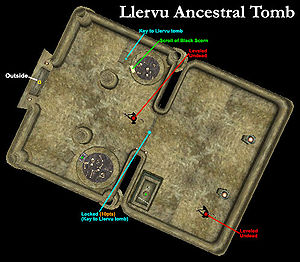 Morrowind:llervu Ancestral Tomb - The Unofficial Elder Scrolls Pages (uesp)