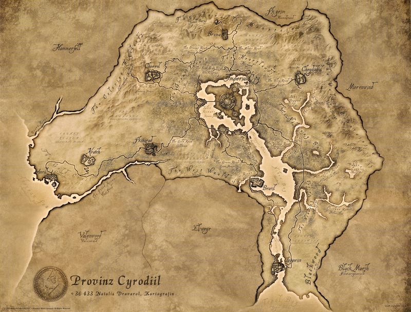 Oblivion:Maps - The Unofficial Elder Scrolls Pages (UESP)