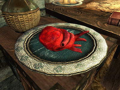 Skyrim Daedra Heart The Unofficial Elder Scrolls Pages UESP   400px SR Ingredient Daedra Heart 